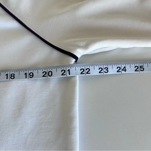 Vince Men's Leche Off White/Sail White Colorblock Full Zip Track Jacket - Picture 11 of 14